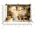 ADVENTURE MAP AIRPLANE KIDS THEME BACKDROP FOR BIRTHDAY & PHOTOGRAPHY
