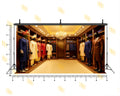 ROYAL SHERWANI SHOWROOM WITH CHANDELIER BACKDROP FOR FASHION & TRADITIONAL PHOTOGRAPHY
