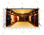 ROYAL SHERWANI SHOWROOM WITH CHANDELIER BACKDROP FOR FASHION & TRADITIONAL PHOTOGRAPHY