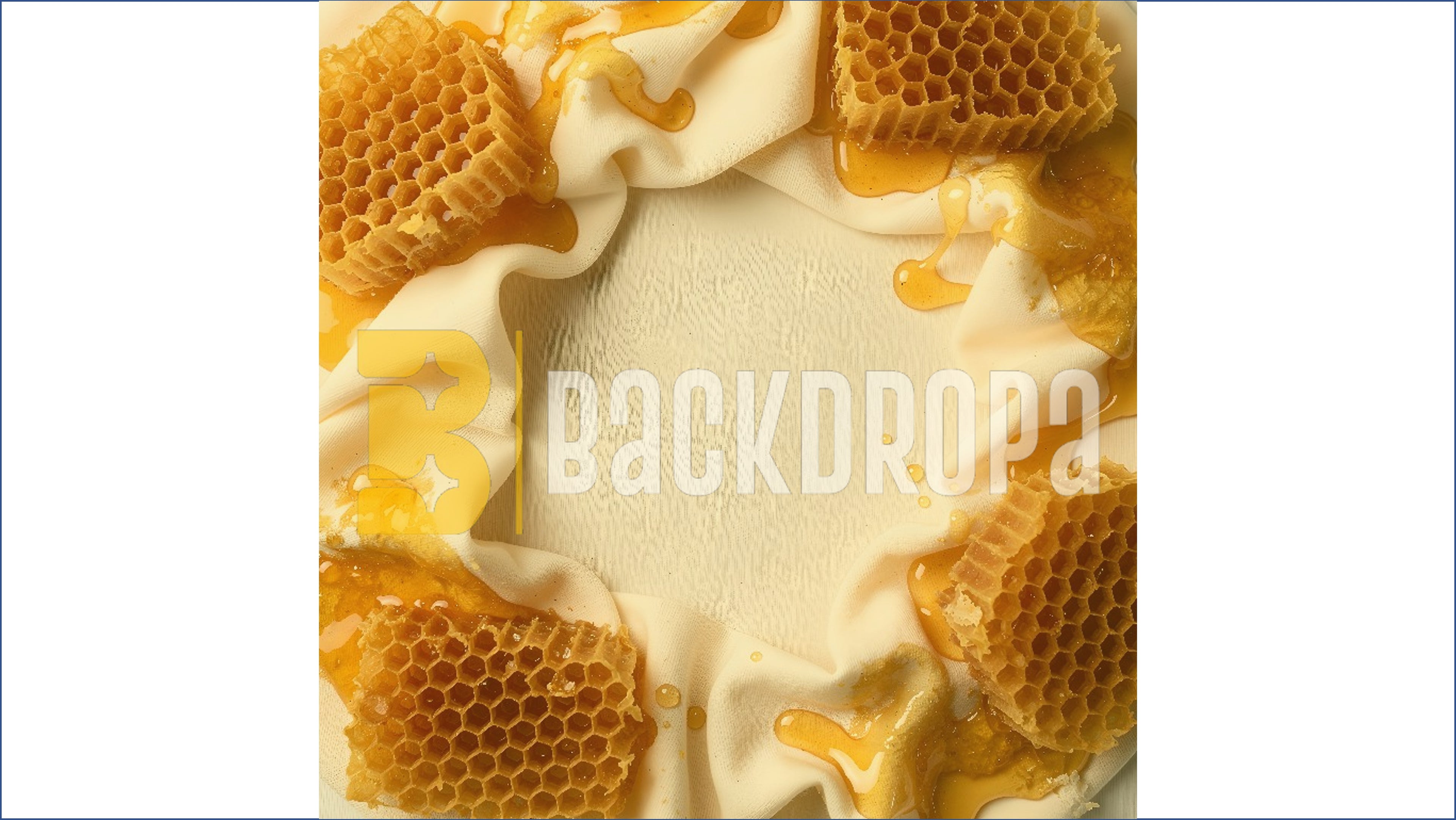 HONEYCOMB SWEET GOLDEN HONEY FRAME BACKDROP FOR NEW BORN BABY PHOTOGRAPHY