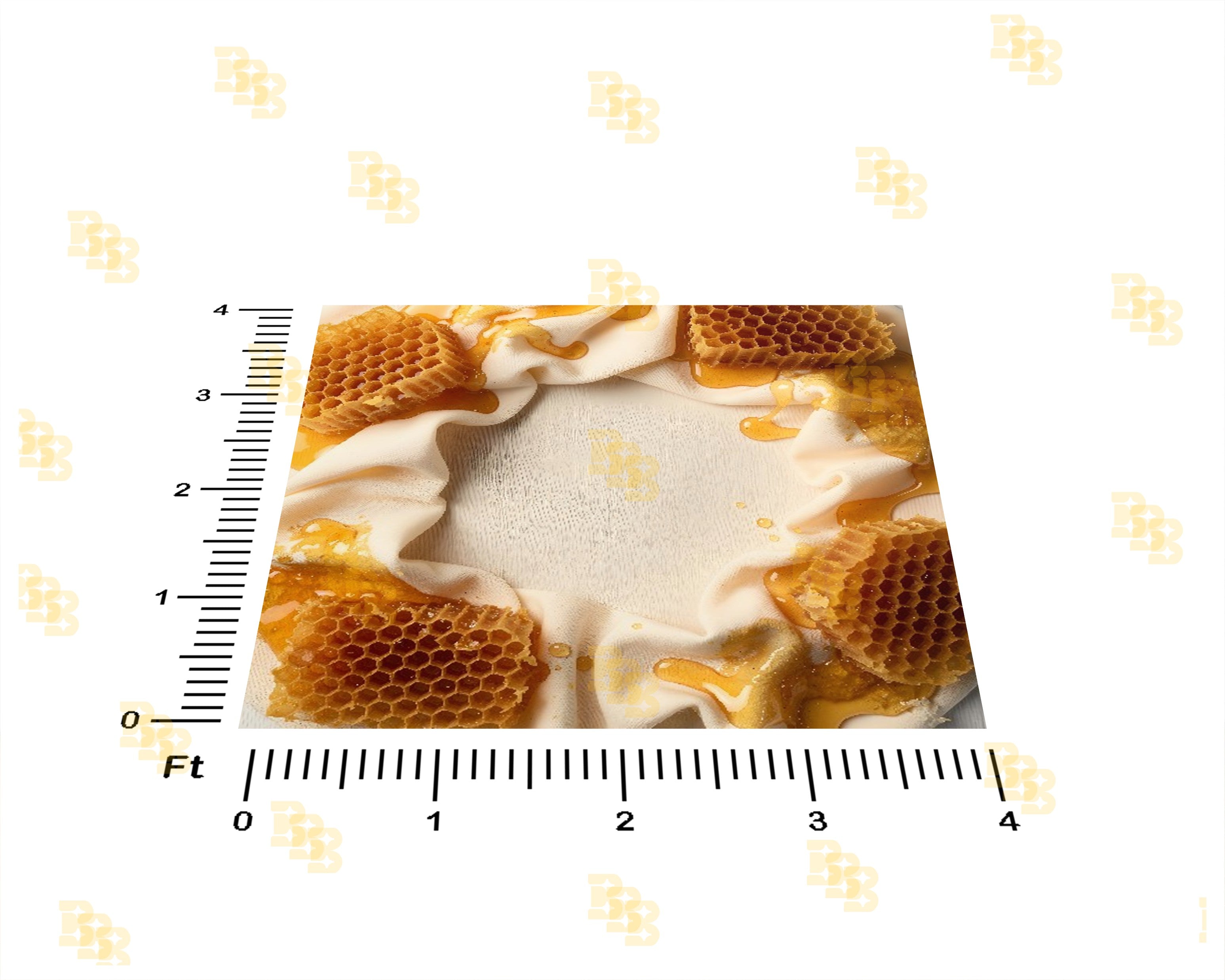 HONEYCOMB SWEET GOLDEN HONEY FRAME BACKDROP FOR NEW BORN BABY PHOTOGRAPHY
