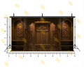 ROYAL CARVED WOODEN WALL INTERIOR BACKDROP FOR GROOM & TRADITIONAL PHOTOGRAPHY