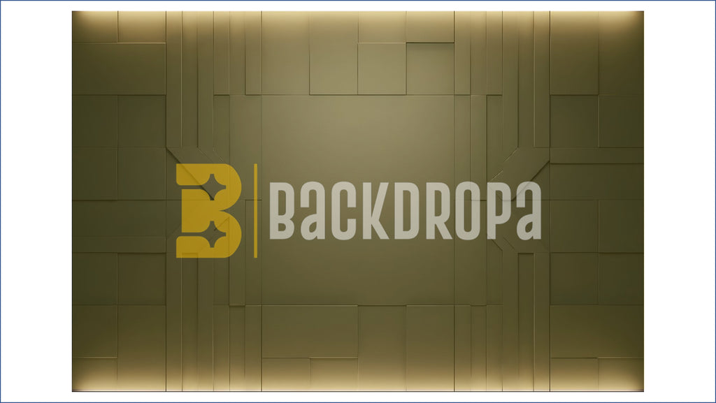 MODERN DARK GEOMETRIC PANEL WALL BACKDROP FOR PORTRAIT & COMMERCIAL PHOTOGRAPHY