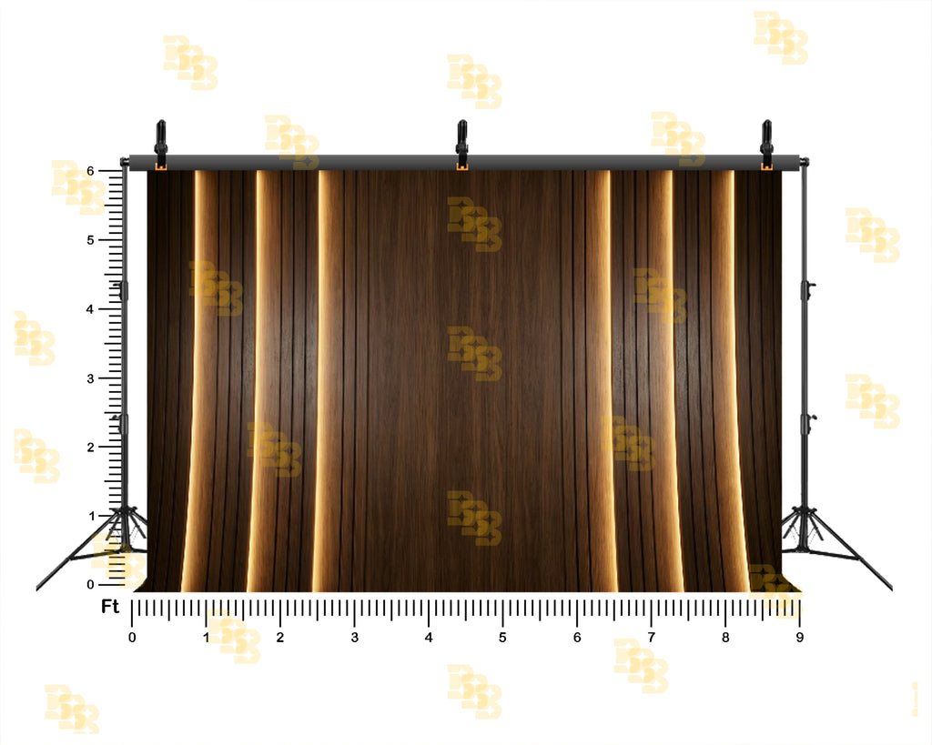 LUXURY WOODEN LED PANEL WALL BACKDROP FOR PORTRAIT & STUDIO PHOTOGRAPHY