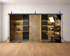MODERN CONTENT CREATOR STUDIO ROOM BACKDROP FOR STREAMING & PORTRAIT PHOTOGRAPHY