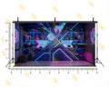 FUTURISTIC CYBERPUNK CREATOR ROOM BACKDROP FOR GAMING & STREAMING PHOTOGRAPHY